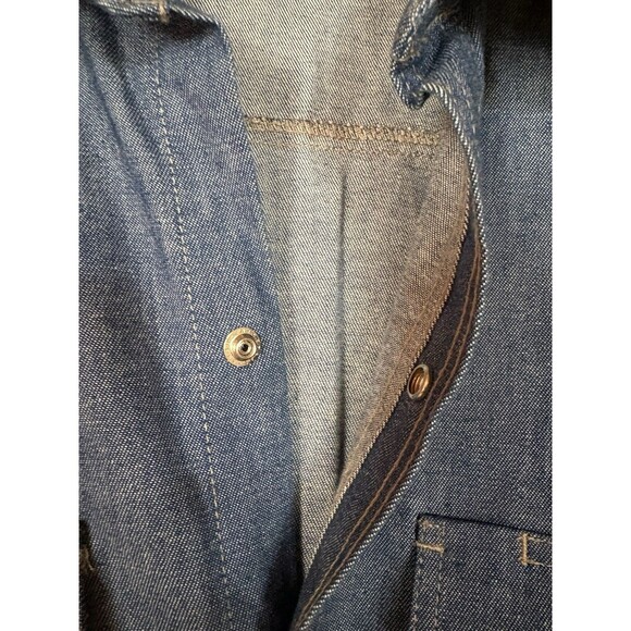 Dickies FR Workrite Denim Fire Resistant Garage Work Shirt ARC 9.3 NWOT Men SZ S - Picture 5 of 16